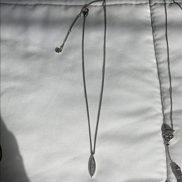 BRIGHTON- Elegant Silver Necklaces bundle of 3 - Picture 3 of 6